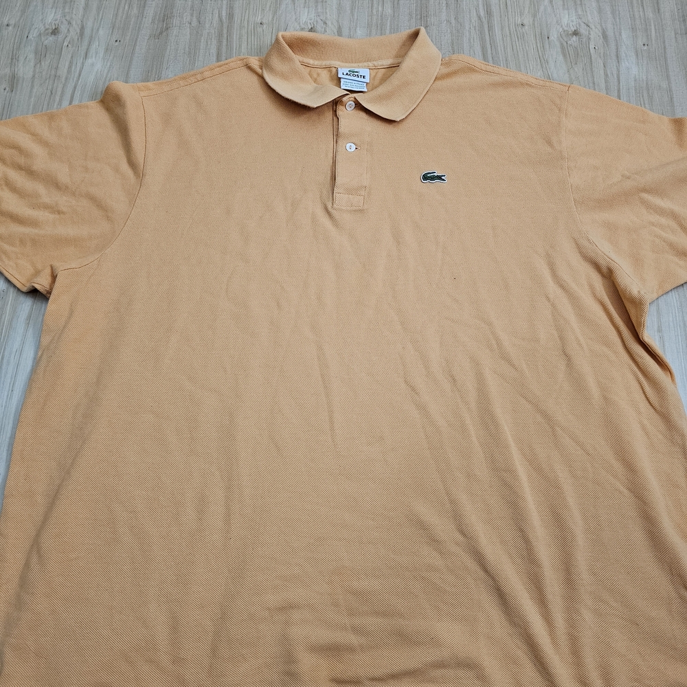 Lacoste Men's Polo Shirt -Peach, Light Orange 3XL